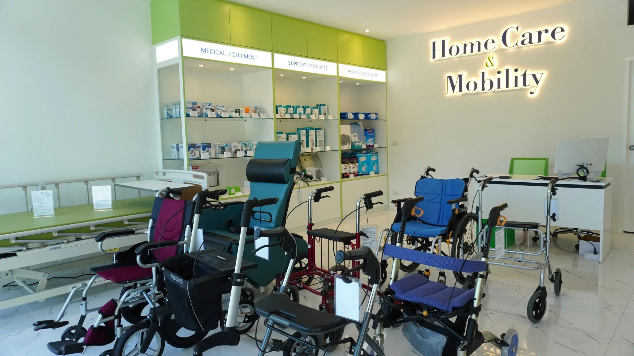 Home Care and Mobility showroom