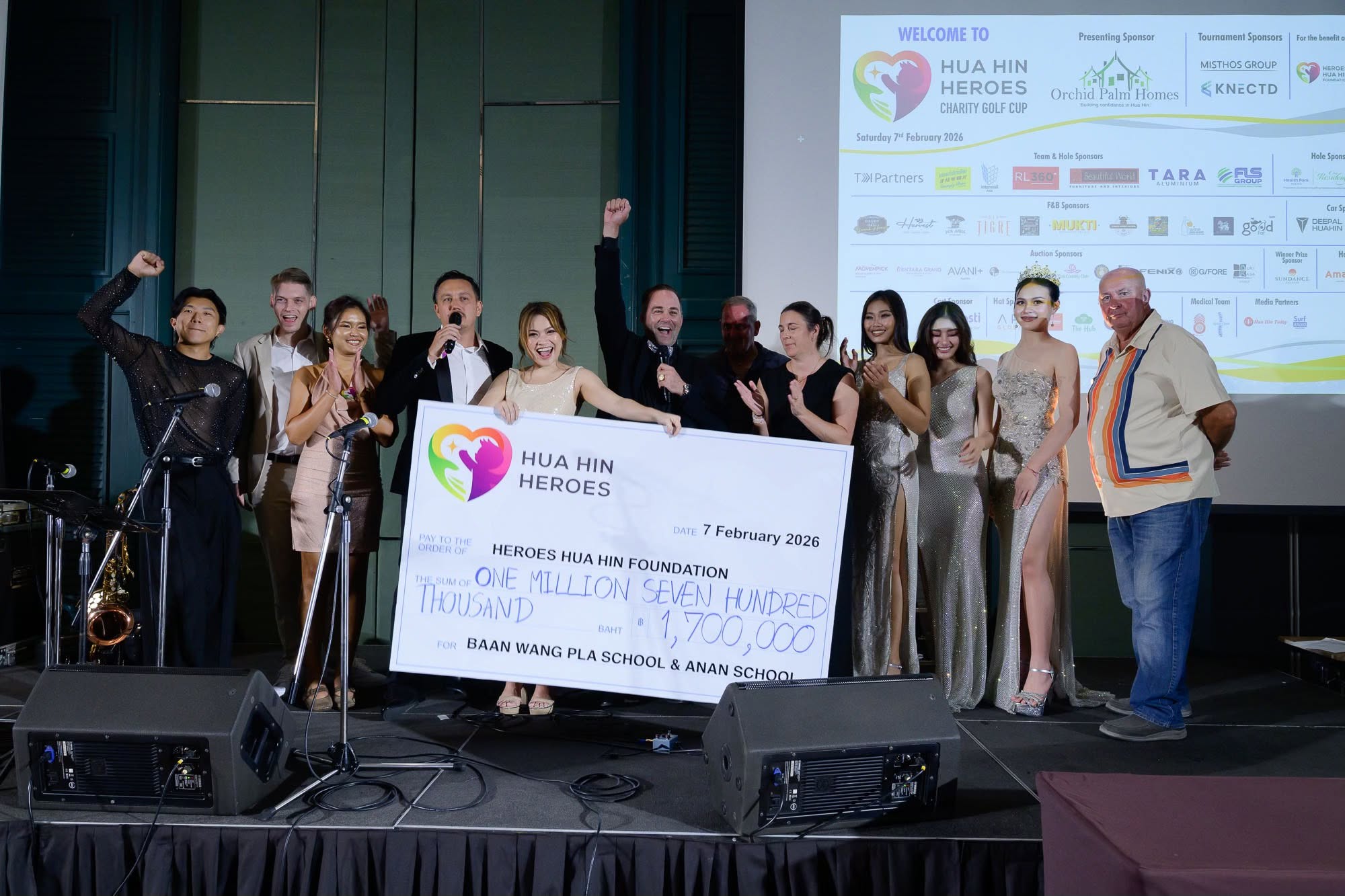 1,700,000 baht raised at the 2026 Charity Golf Cup