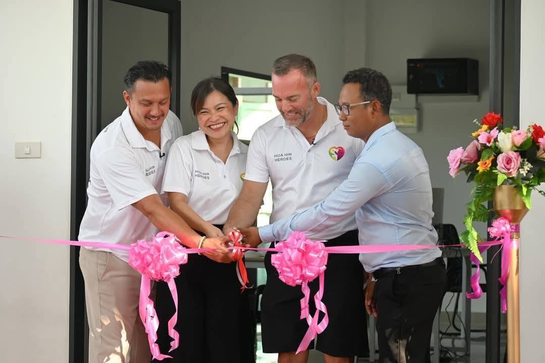 Opening a rebuilt school
