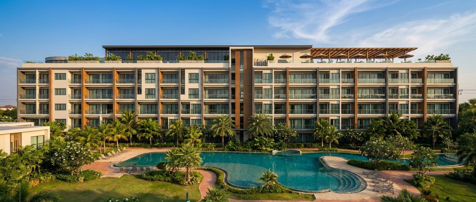 Aerial view of Health Park The Residence